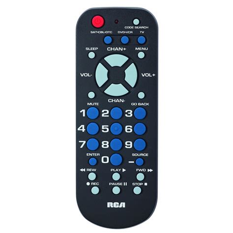 rca universal remote code search.
